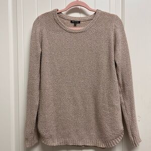 Pink Clover Light Tan Crew Neck Sweater
